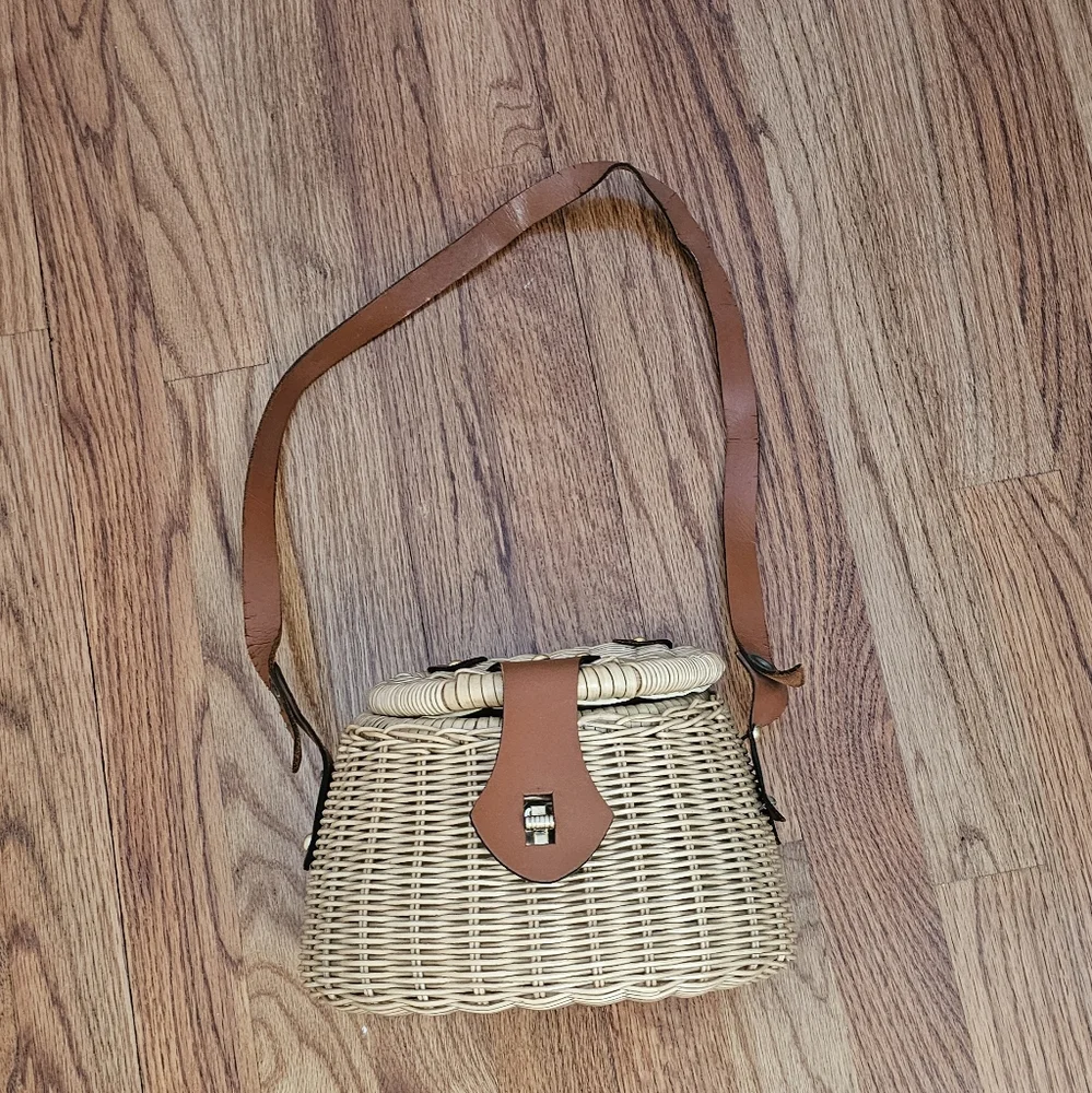 Mister Ernest Simon Wicker Handbag - Picture 1 of 10